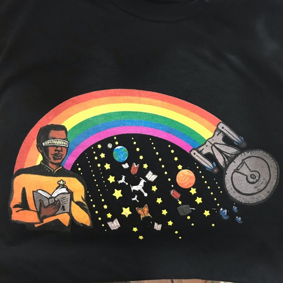 Reading Rainbow/Star Trek Graphic Tee, Size XL - Picture 2 of 4